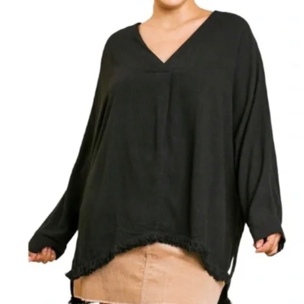 Umgee Linen Blend Top NWT